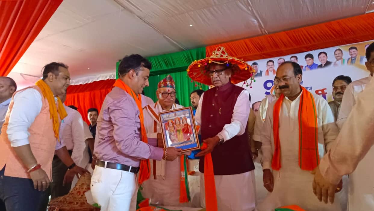Chhattisgarh BJP in-charge Om Mathur and President Arun Sao targeted Bhupesh govt