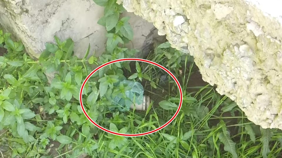 kupwara handwara news: police said Not IED But Old Mortar Shell Recovered