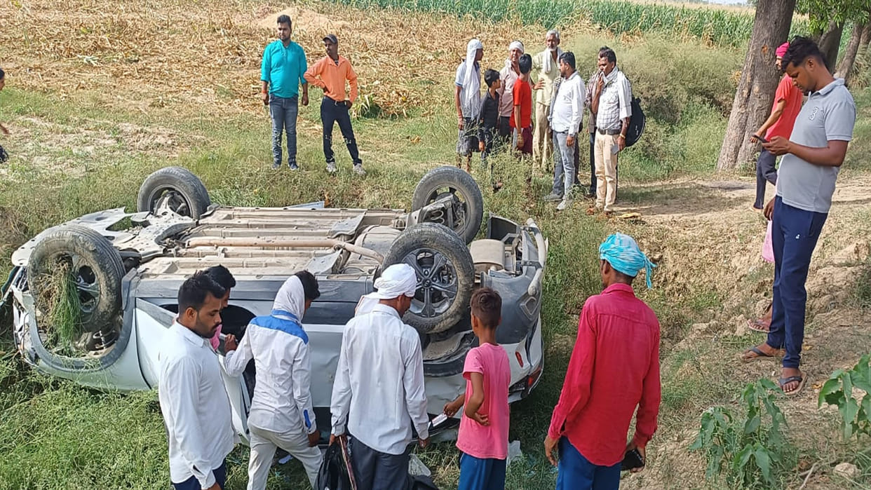 Kanpur: three died in a road accident