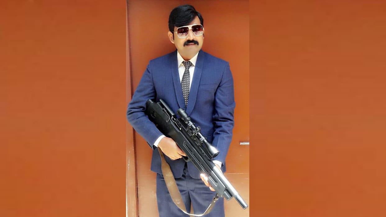 Mafia Khan Mubarak died in hardoi.