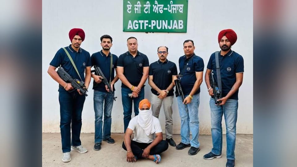 Anti Gangster Task Force arrested Gangster Harpreet Singh close associate of Gangster Goldy Brar