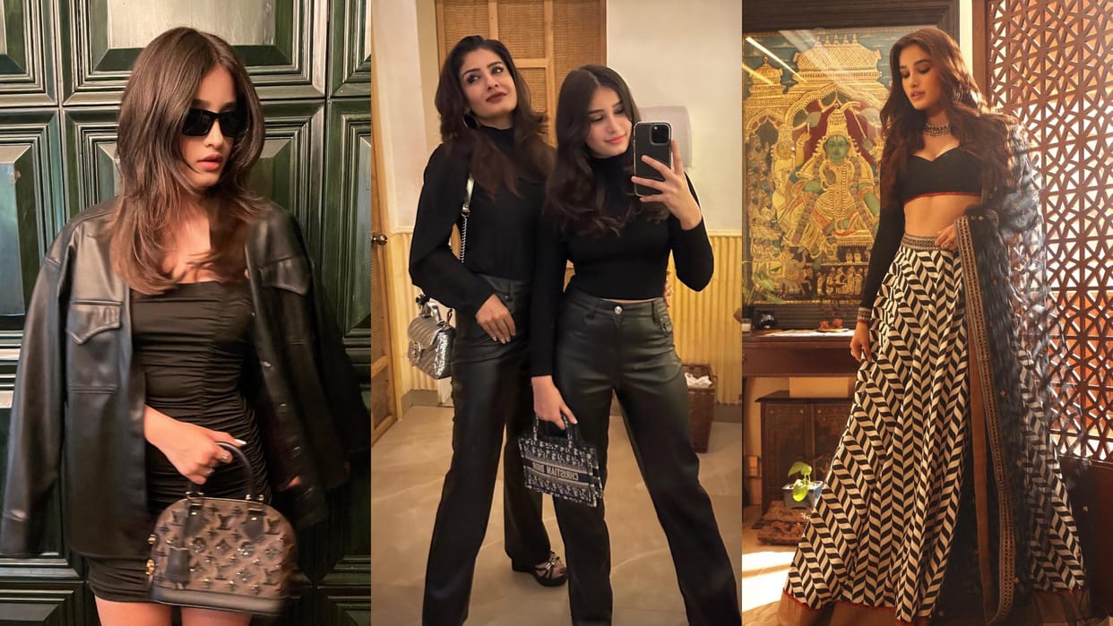 raveena tandon daughter rasha thadani latest photos hd see here