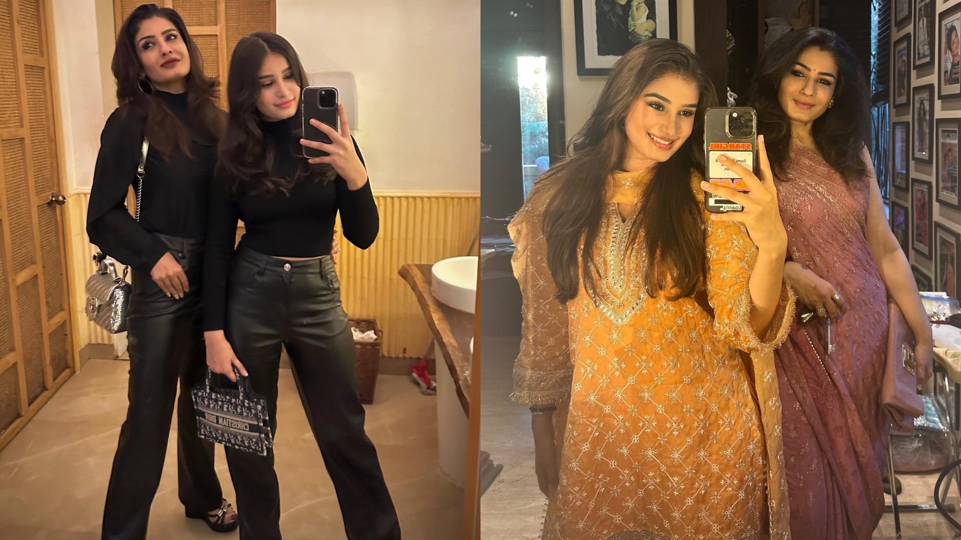 raveena tandon daughter rasha thadani latest photos hd see here