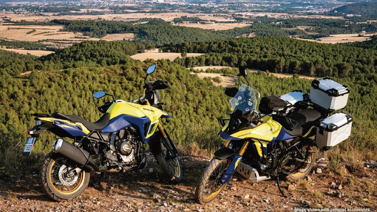 suzuki v-strom 800 de adventure touring bike spotted testing in india, may launch this year