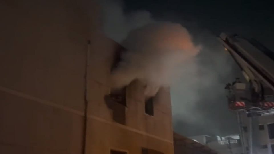 Fire broke out in a factory in Bawana Industrial Area in delhi