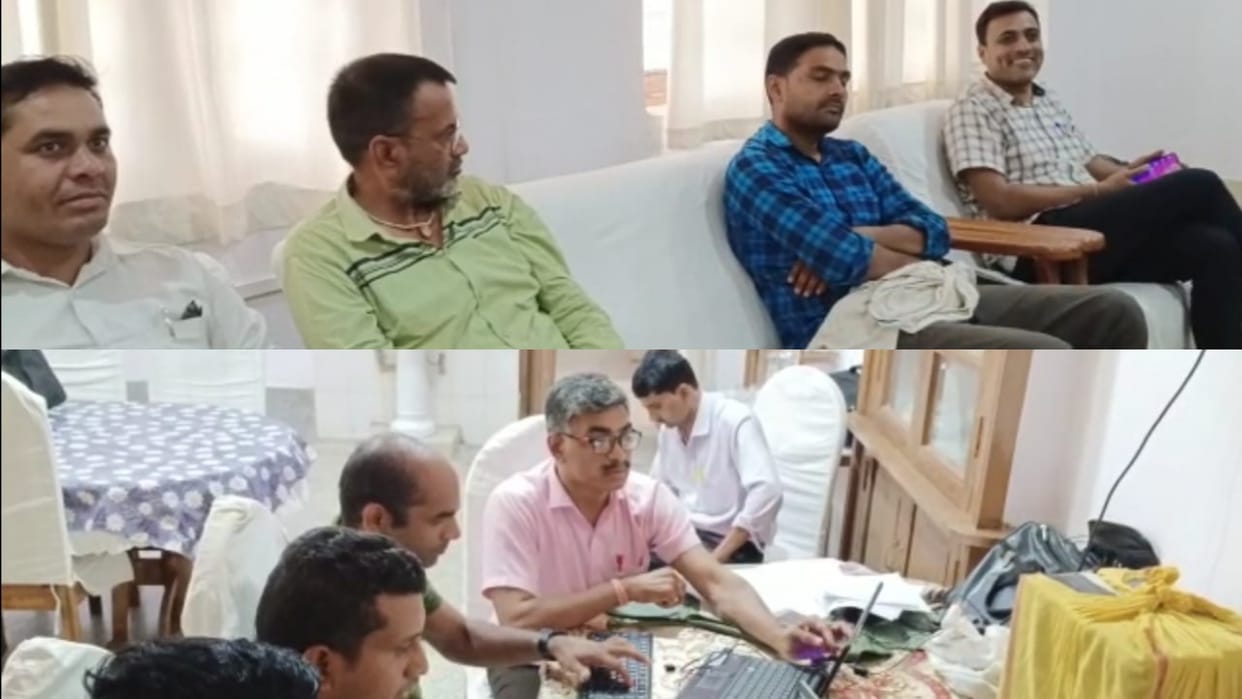 Sidhi Crime Churhat JE and meter reader arrested red-handed taking bribe of Rs 15,000