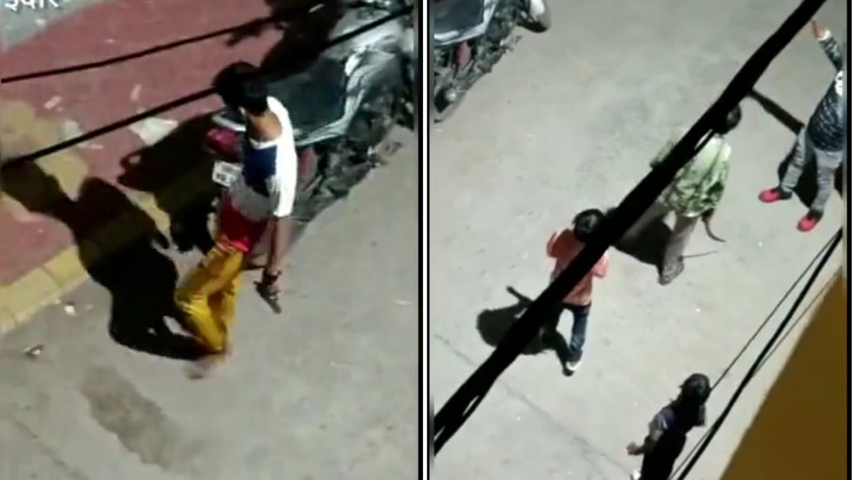 Pistol knife crime rate Indore terror