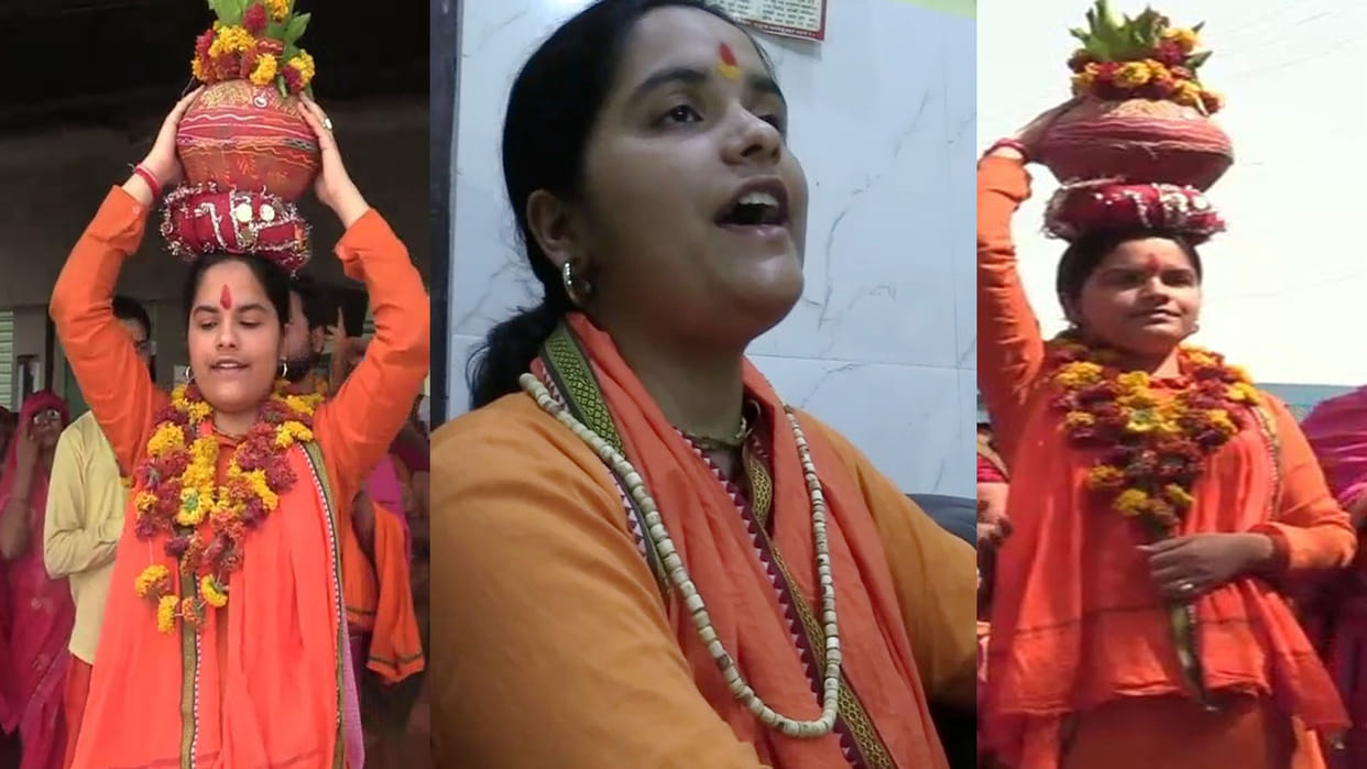 Shivranjani who called Dhirendra Shastri as Prannath reached Mahoba