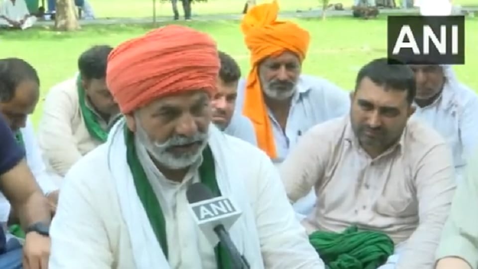 farmer leader Rakesh Tikait statement on former CEO of Twitter Jack Dorsey claim on pressure India facebook