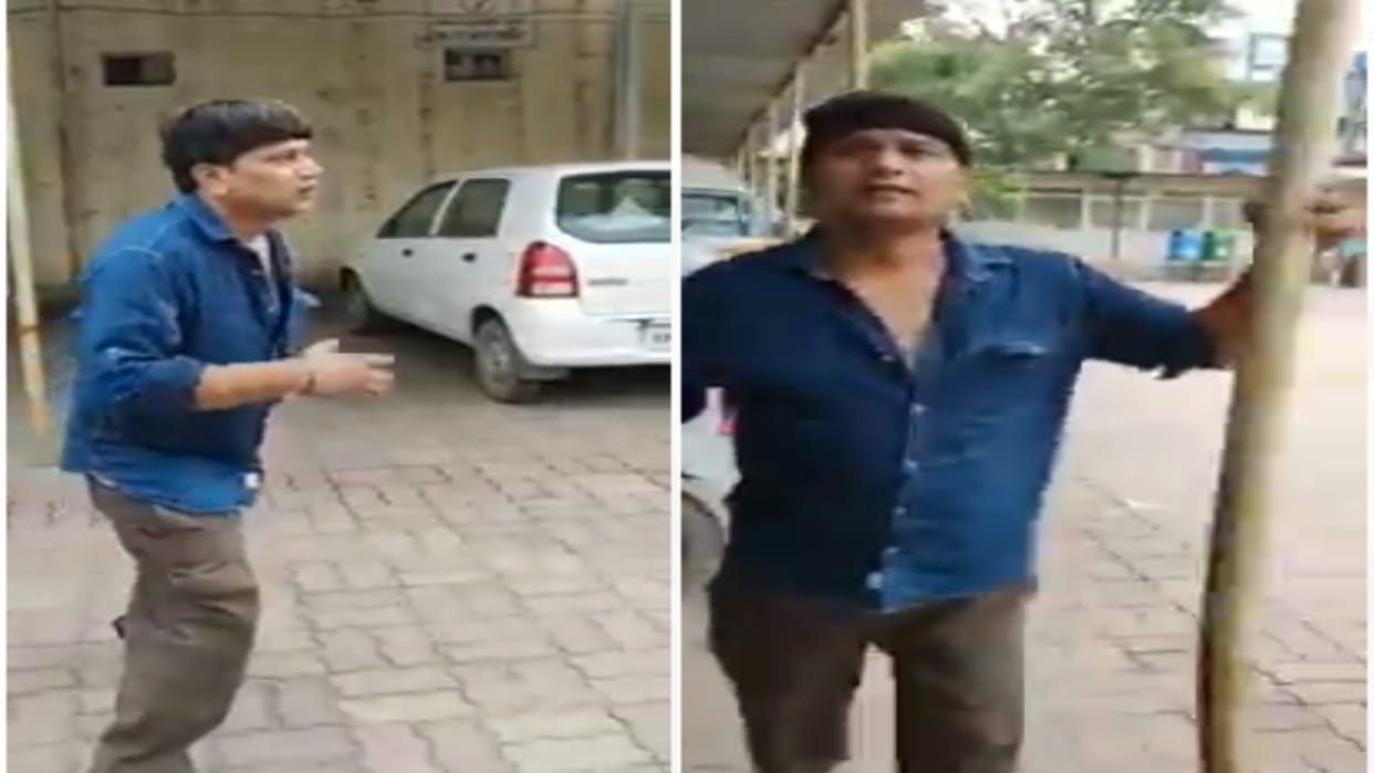 Gwalior News: Drunk government doctor assaulted staff and guard, video went viral