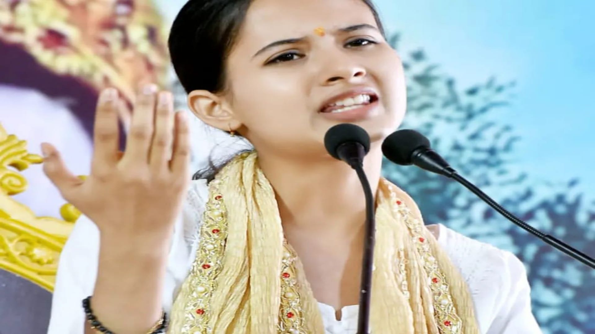 Palak Kishori giving competition to jaya kishori became Kathavachak in 17 years satna madhya pradesh