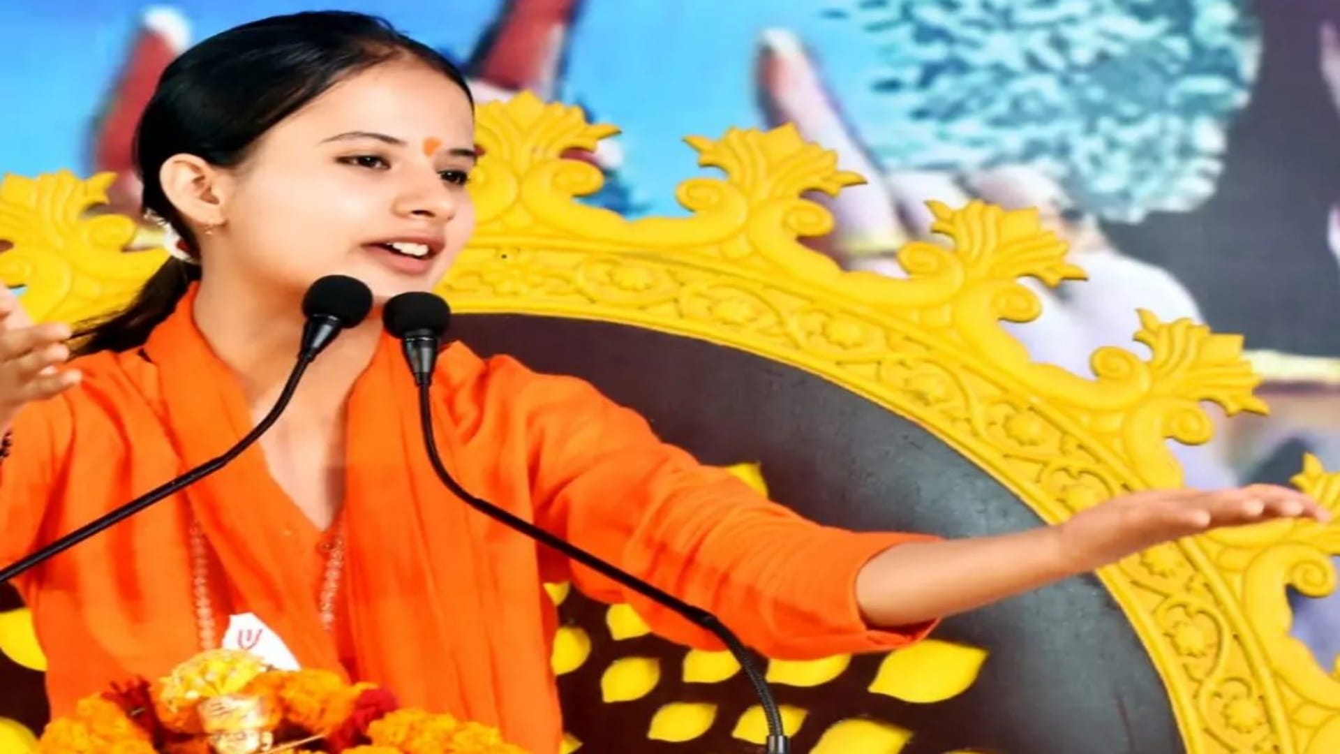 Palak Kishori giving competition to jaya kishori became Kathavachak in 17 years satna madhya pradesh