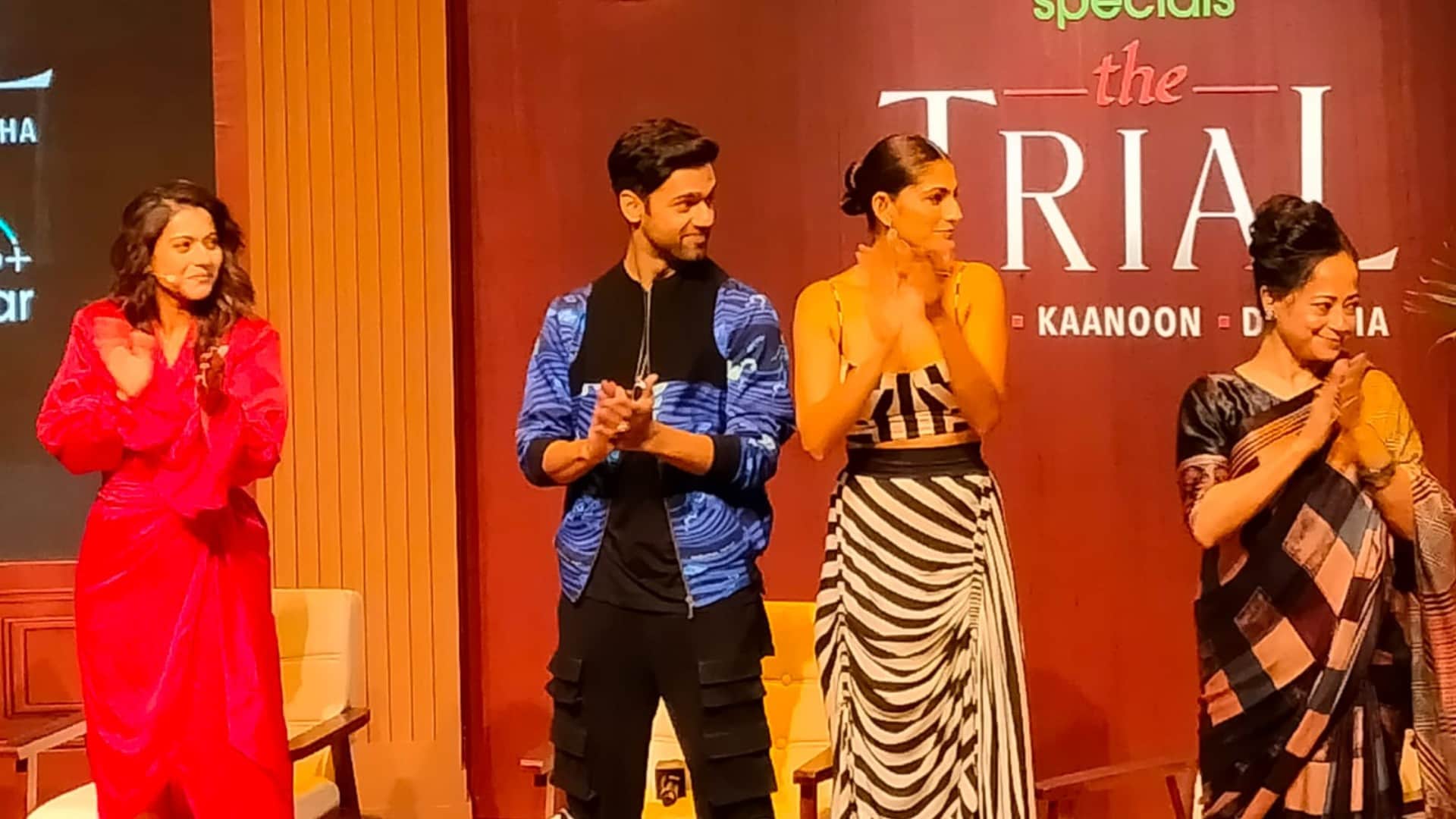 The Trial: Pyaar Kaanoon Dhokha Trailer launch event kajol ajay devgn suparn verma Sheeba Chaddha web series