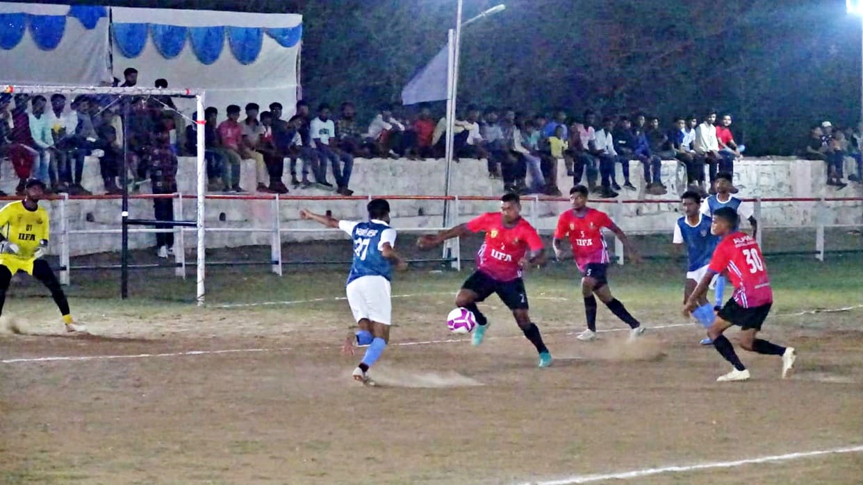 International Football Tournament between Dausa and Mumbai Alpha