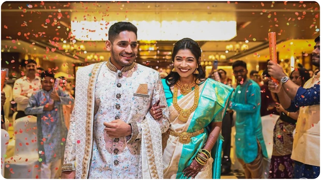 CSK Pacer Tushar Deshpande Marriage Nabha Gaddamwar Wedding Album Photos