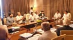 बैठक की तस्वीर जो भाजपा ने साझा की है।