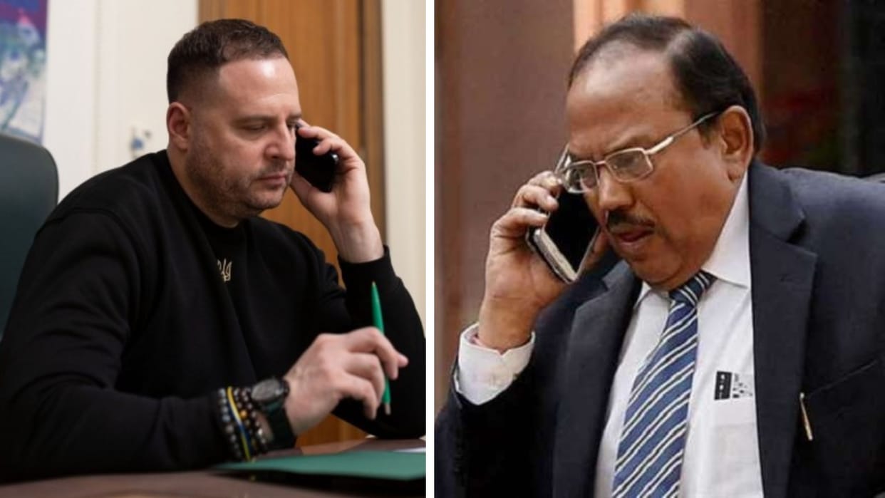 Ukraine President Office Head Yermak spokes to NSA Ajit Doval on phone
