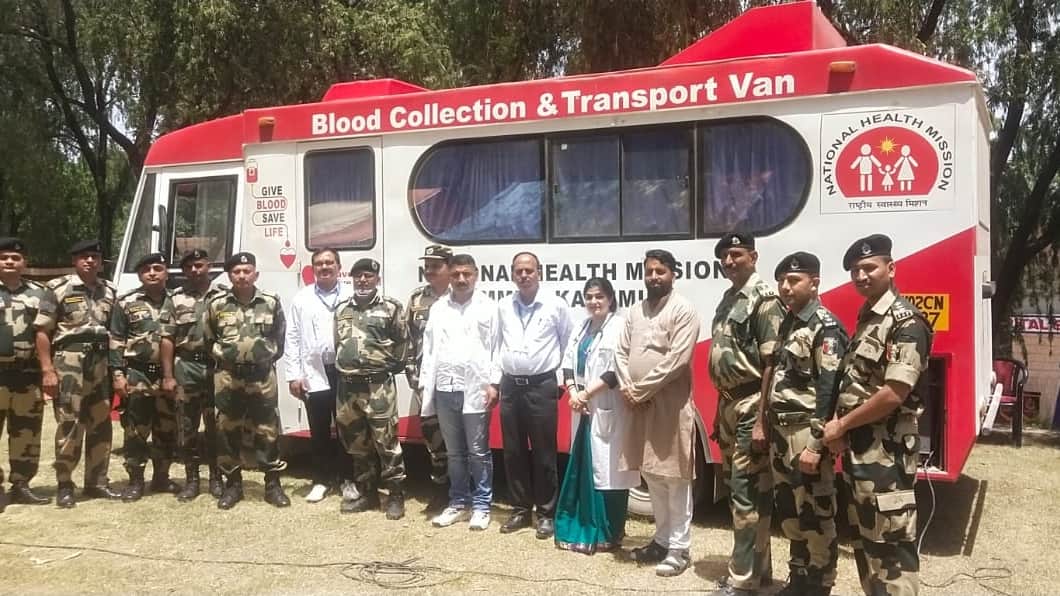 Jammu news: Amar Ujala Foundation organized blood donation camp in commerce college jammu