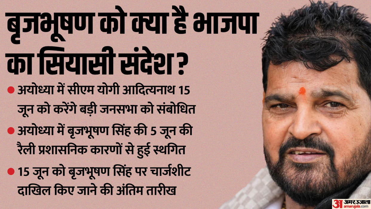 Where Brij Bhushan's rally was cancelled CM Yogi Adityanaths public meeting will be held there