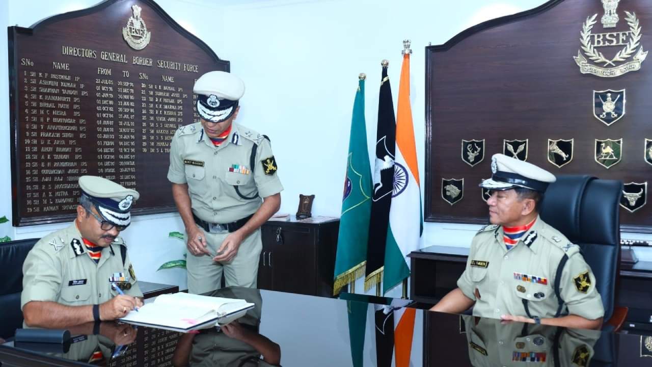 Nitin Agrawal takes charge as new Director General of BSF