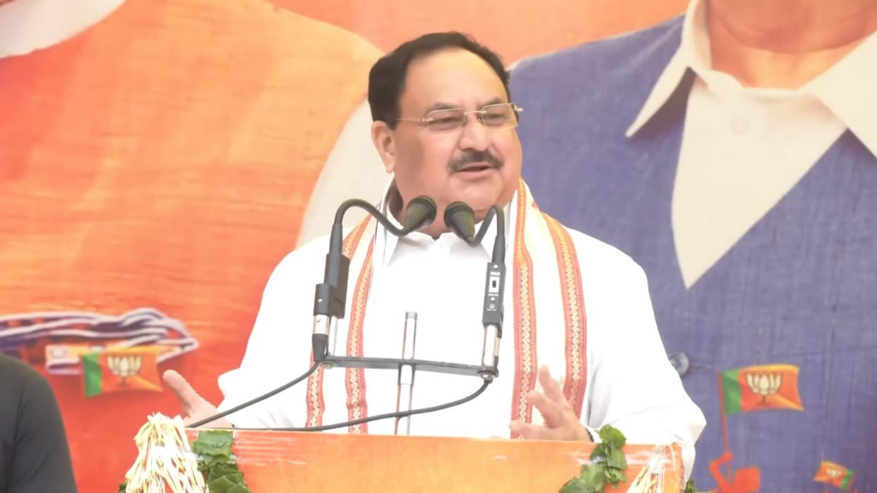 bjp rashtriya adhyaksh jp nadda jansabha in kullu Himachal Pradesh