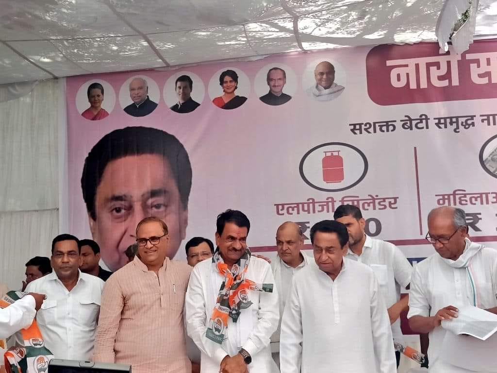 MP News: Shivpuri's BJP leader Baijnath Singh Yadav joins Congress with supporters