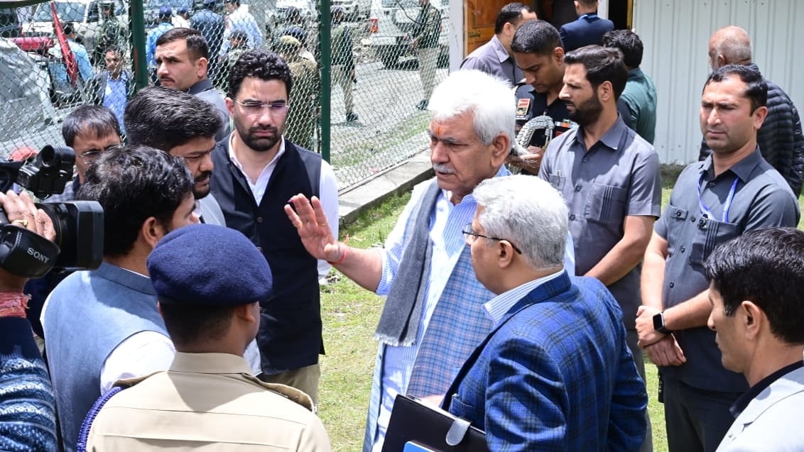 Lt Governor Manoj Sinha  said to Use technology for robust disaster travel management -