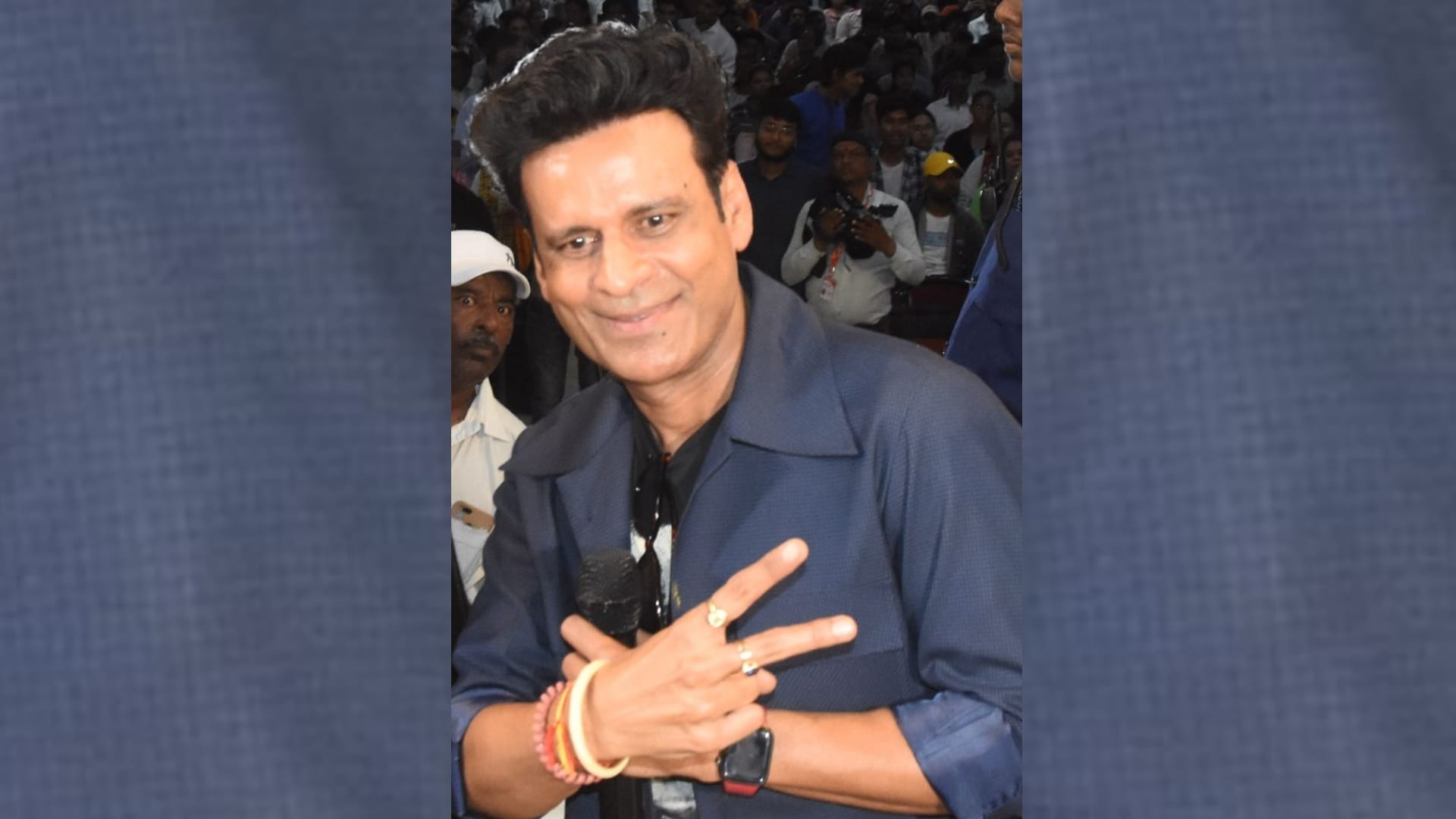 Manoj Bajpayee in National PG College in Lucknow.