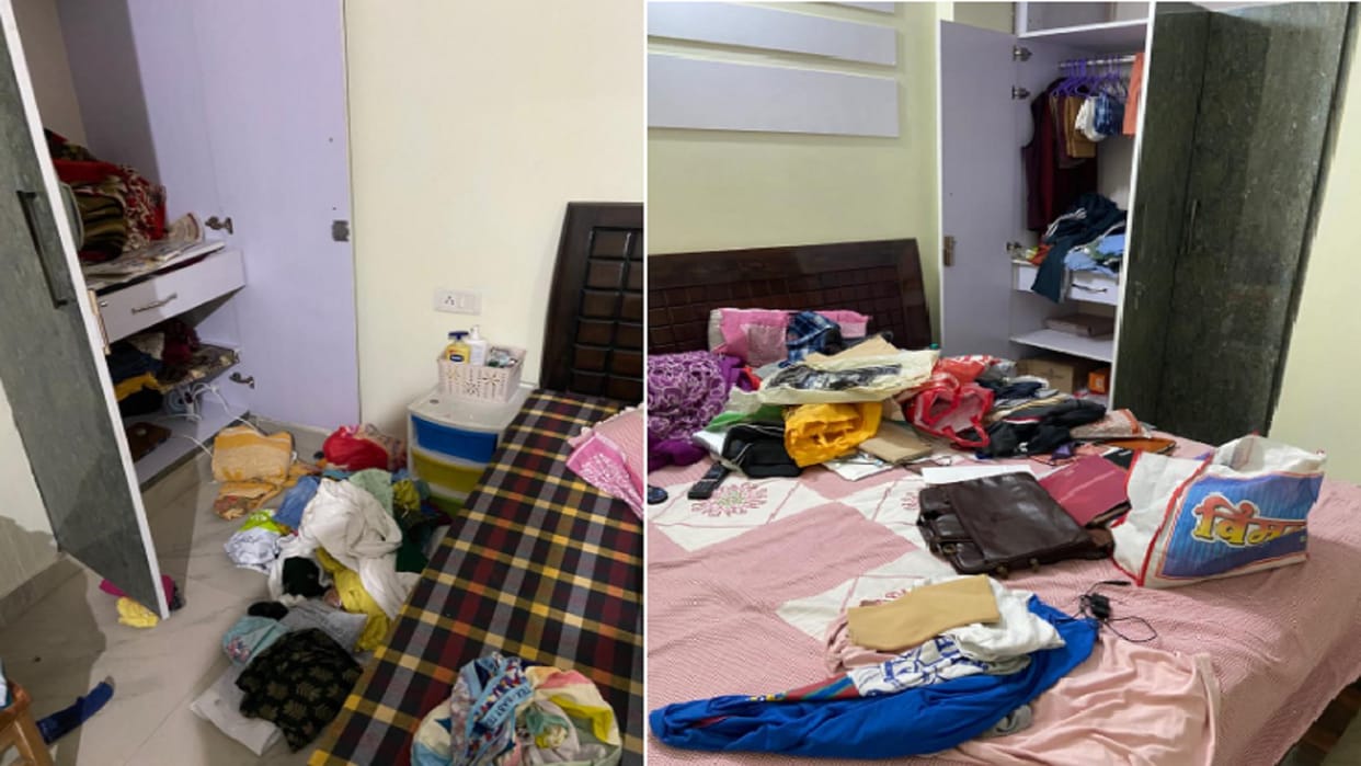 Meerut: Thieves have theft of ten lakh and jewellery in a house of rice trader in a colony of Modipuram