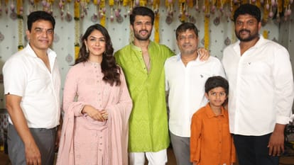 SVC 54 kushi actor Vijay Deverakonda and Sita Ramam actress Mrunal Thakur join hands for  VD13 photos viral