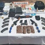 पुंछ एलओसी पर मिले हथियार