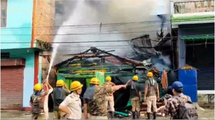 Manipur Violence: Union Minister Rakumar Ranjan Singh House Set On Fire ...