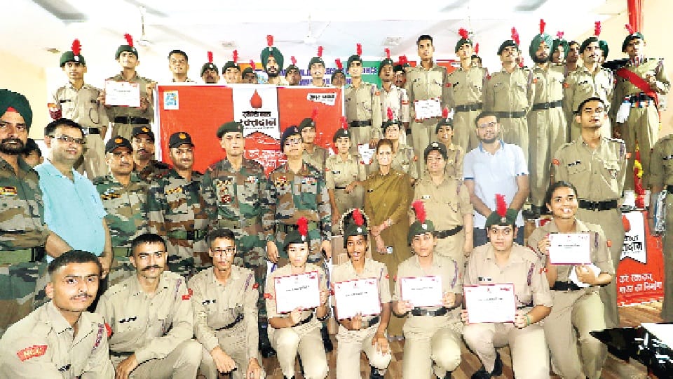166 units of blood donation camp of Amar Ujala Foundation in Jammu