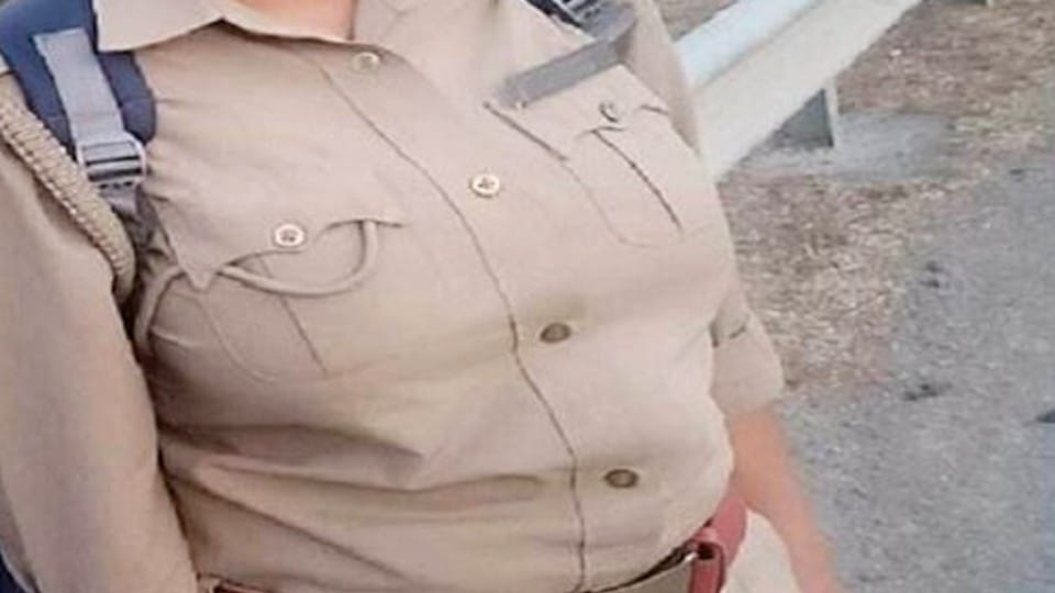 lady constable filed a report of harassment against her policeman husband and father-in-law