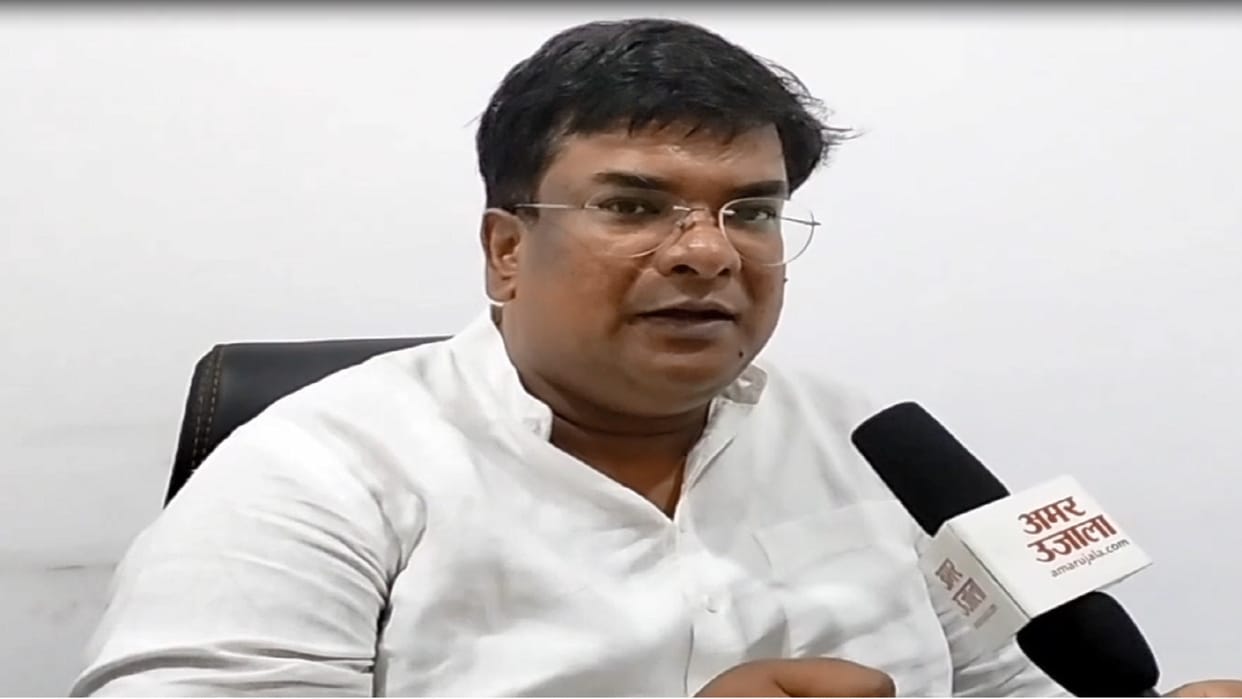 BJP Former MLA captured 100 acres government land on mother and wife name, congress MLA Vinay Jaiswal blame