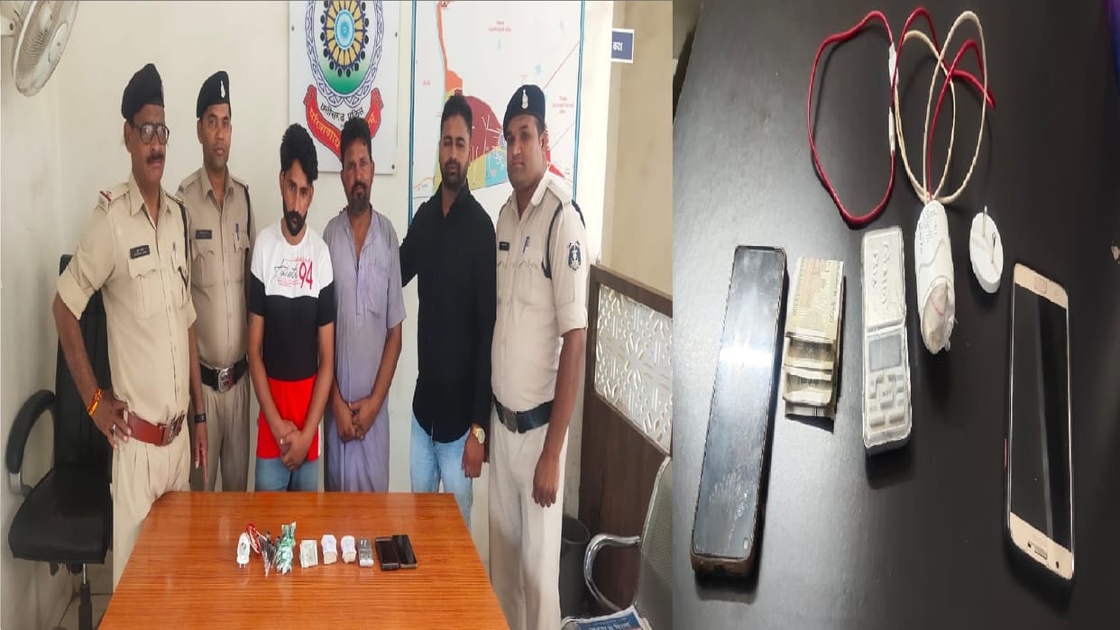Two interstate smugglers arrested with heroin in raipur