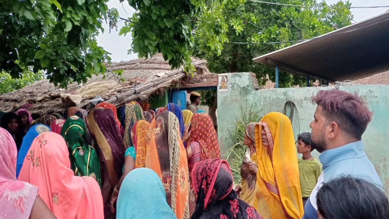 Rajasthan Double Murder Woman and her innocent child murdered in Dholpur sarpanch shot in old enmity