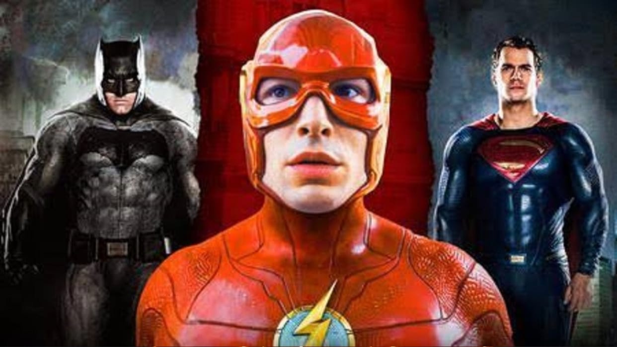 The Flash Review in Hindi DC Comics Universe DCCU Ezra Miller Michael Keaton Sasha Calle Kiersey Clemons