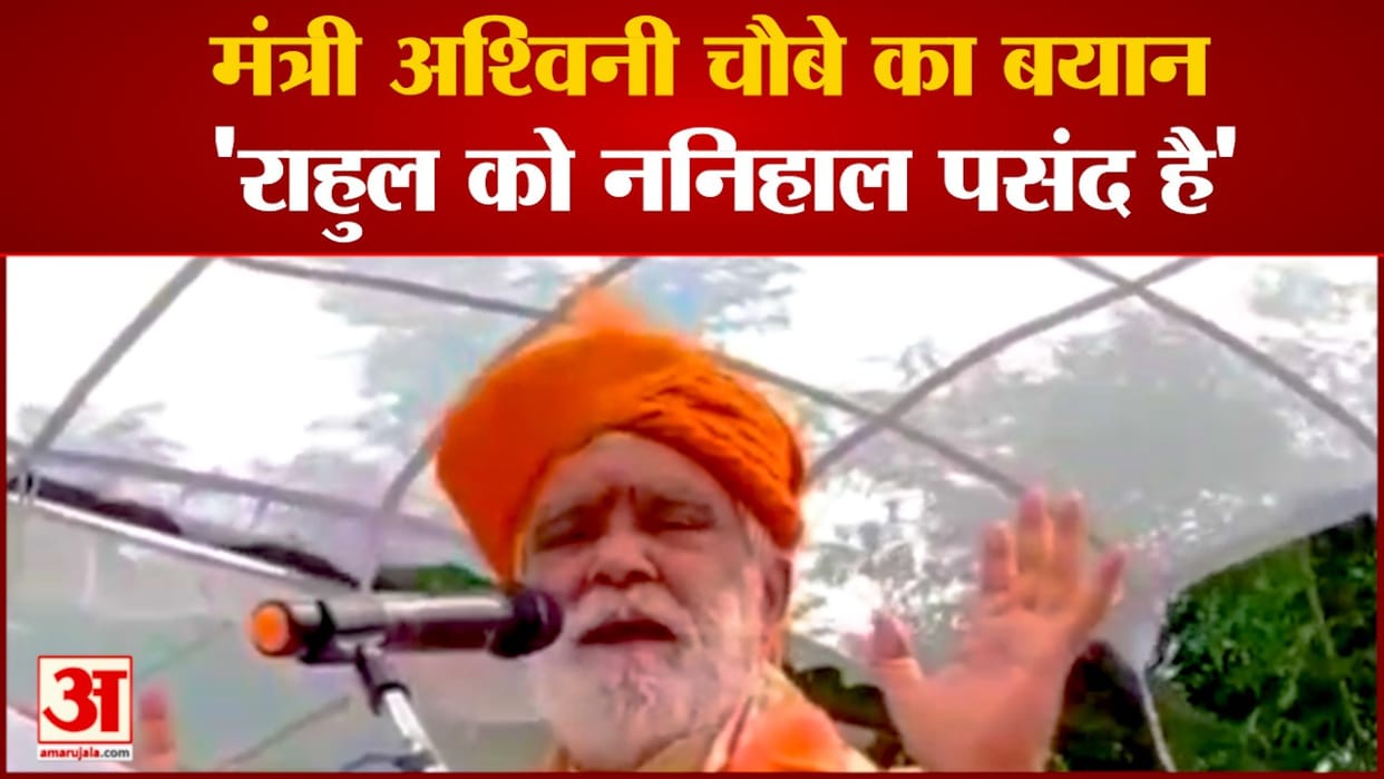 Politics In Rajasthan Tonk Union Minister Ashwini Choubey says Rahul Gandhi likes Nanihal
