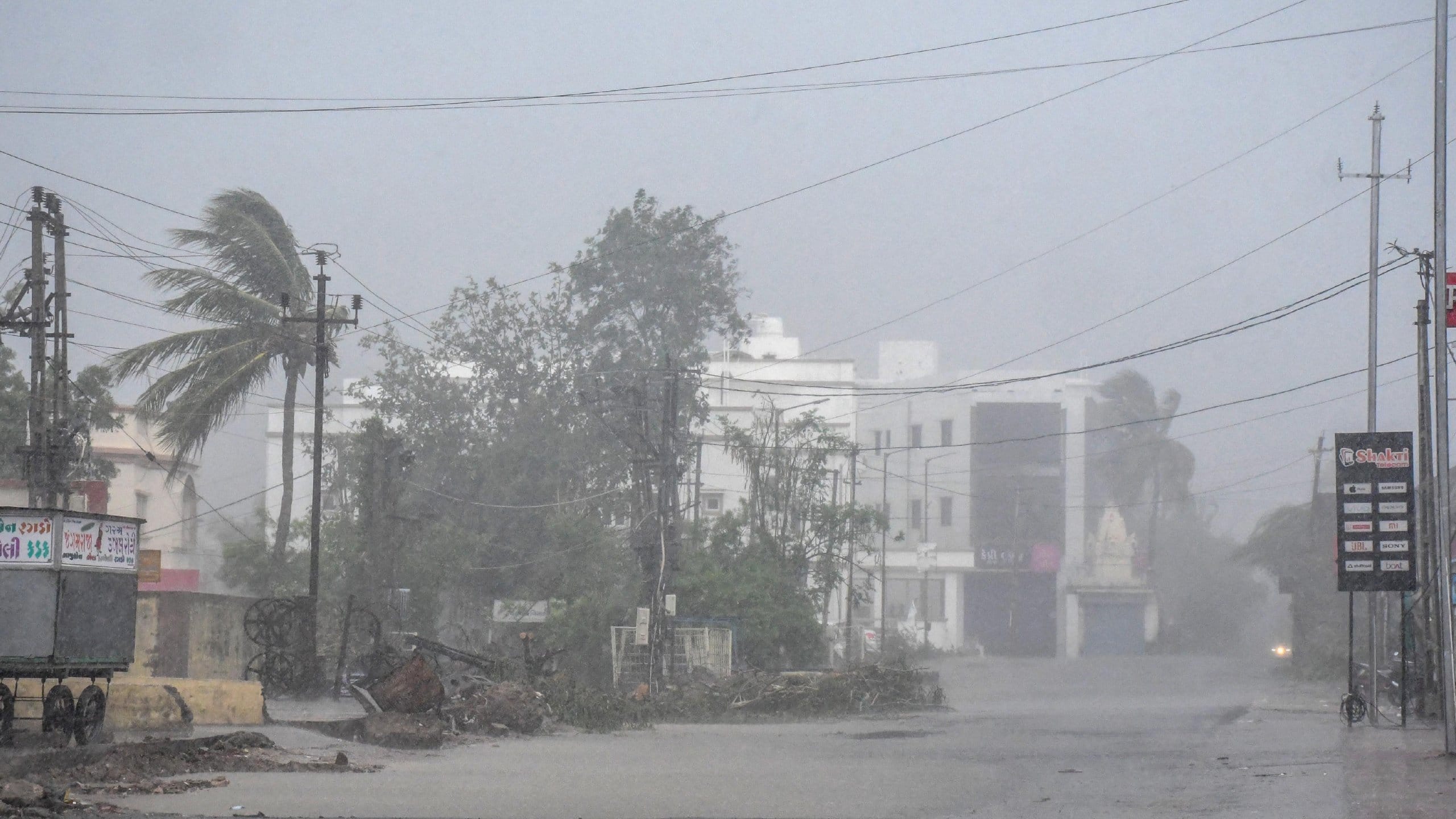 Cyclone Biparjoy Destruction Images: Electric Poles And Trees Uprooted, Houses Damaged Photos, Death Count