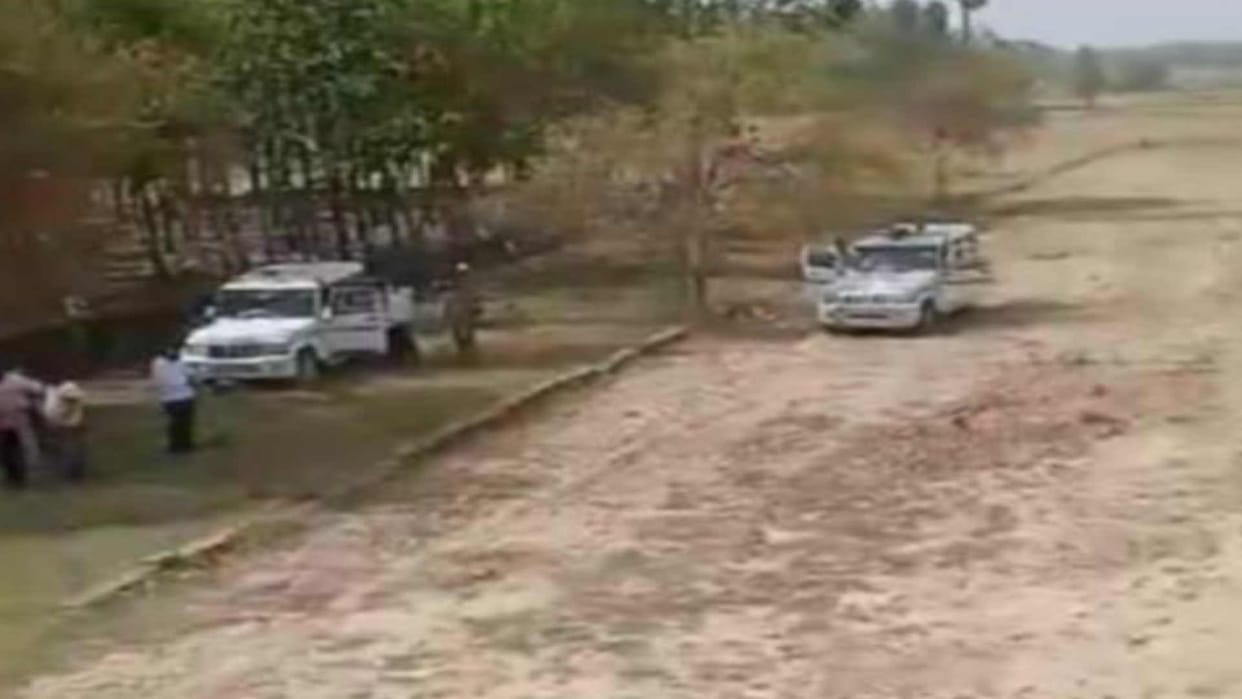 Construction work of Jungle Kauria Ring Road started farmers also adamant on protest