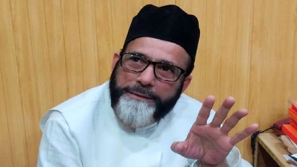 Bareilly: Maulana Tauqeer said - we did not wear bangles if the shrines were damaged