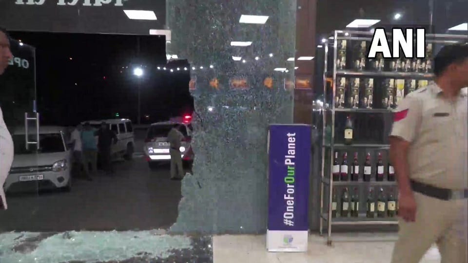 One person died and another was injured after two people opened fire at a wine shop in Gurugram