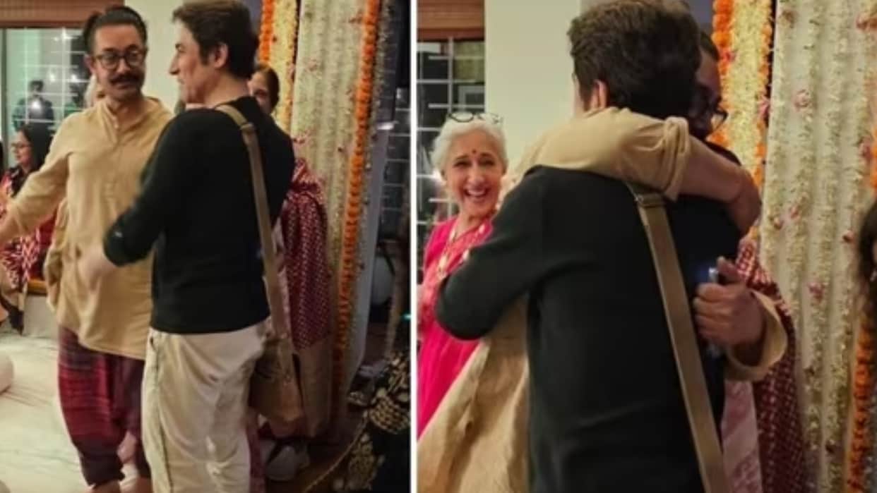 Aamir Khan Hugs Brother Faisal Khan Sister Nikhat Hegde Shared Unseen Photos on Social Media