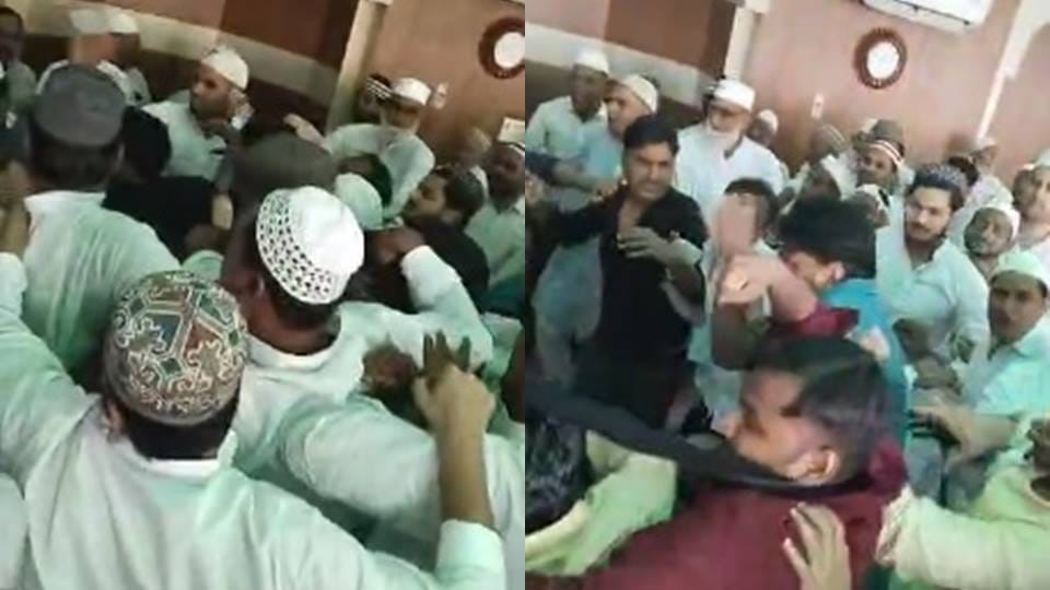 SP and BJP supporters clashed during Friday prayers