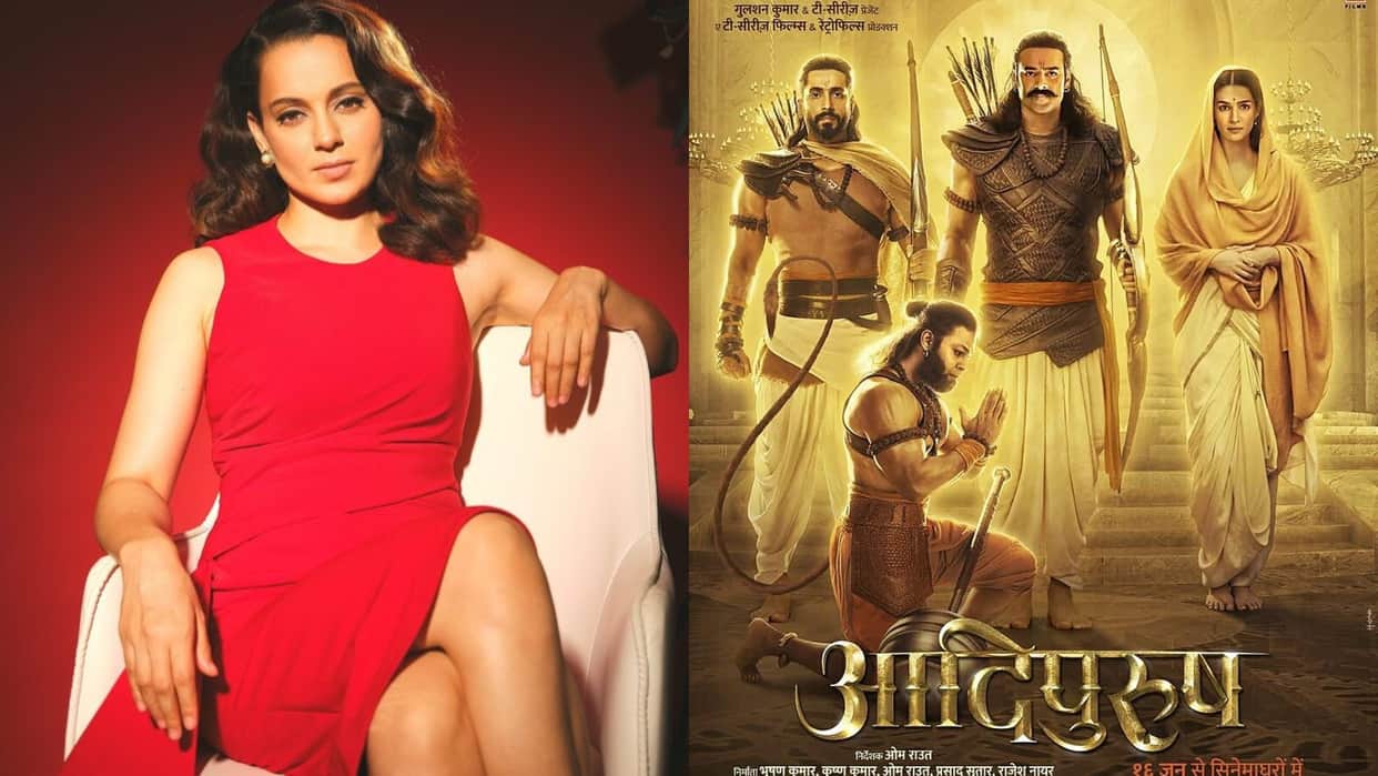 Adipurush Kangana Ranaut Indirectly attacked on om raut prabhas kriti sanon and saif ali khan film
