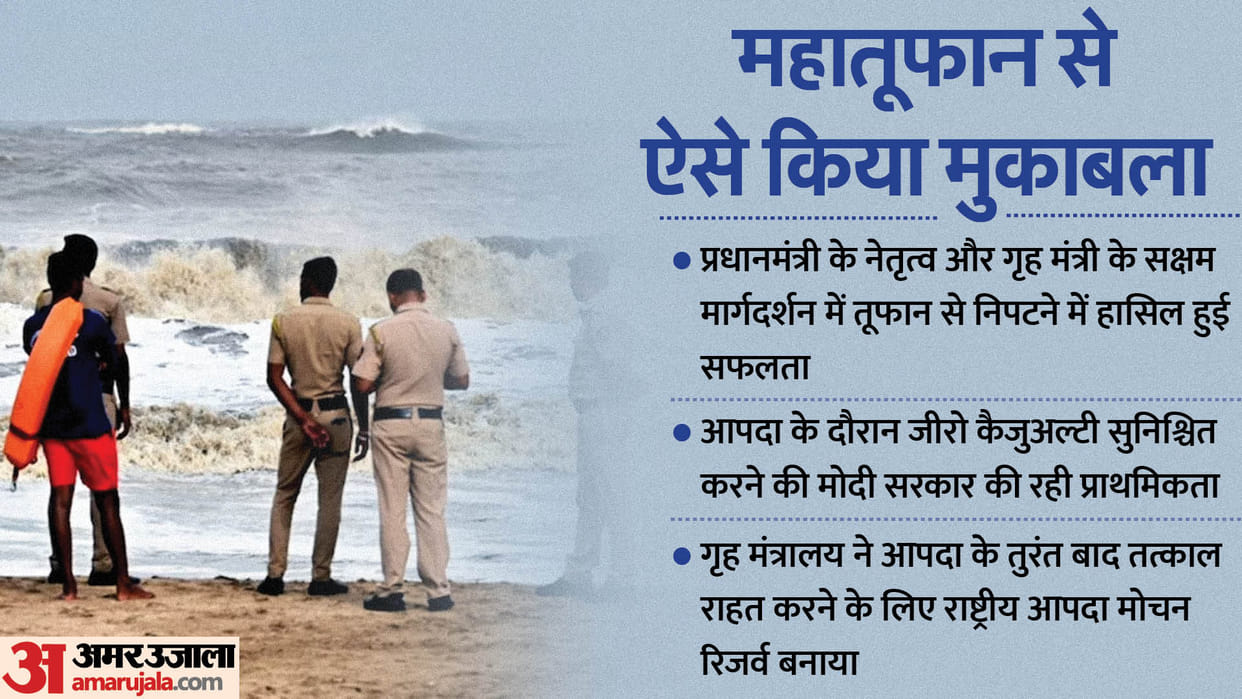 Biporjoy Cyclone: With the strategy of the Home Ministry, loss of life and property decreased by 98 percent