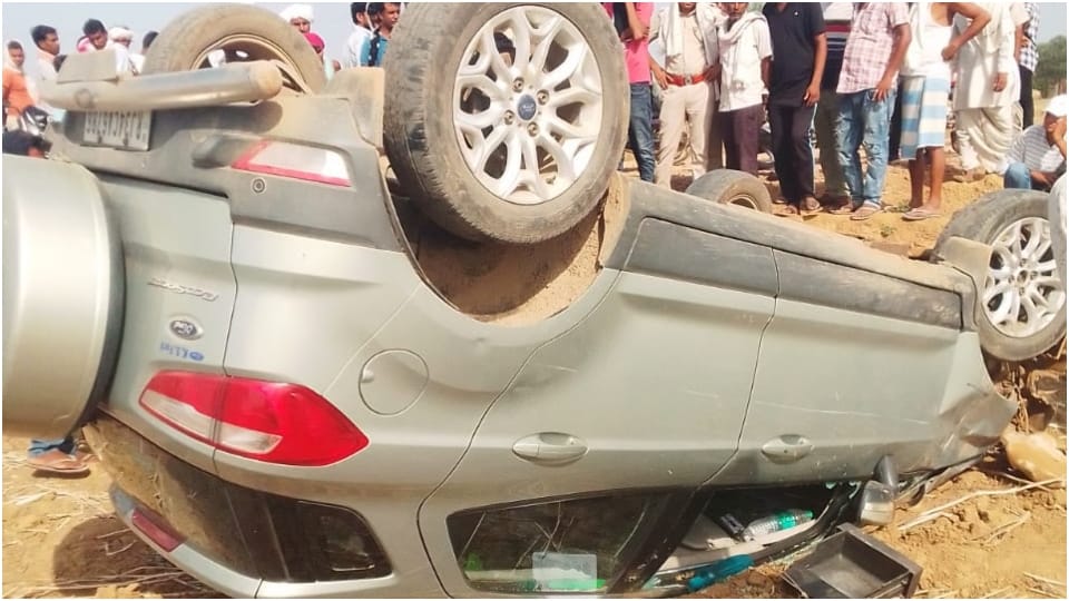 Car collided with bike riders in Sawai Madhopur two died