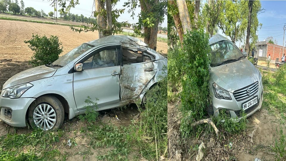 Former BJP state president Subhash Barala son vikas barala car accident