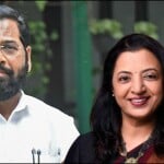 सीएम एकनाथ शिंदे और एमएलसी कायंदे।